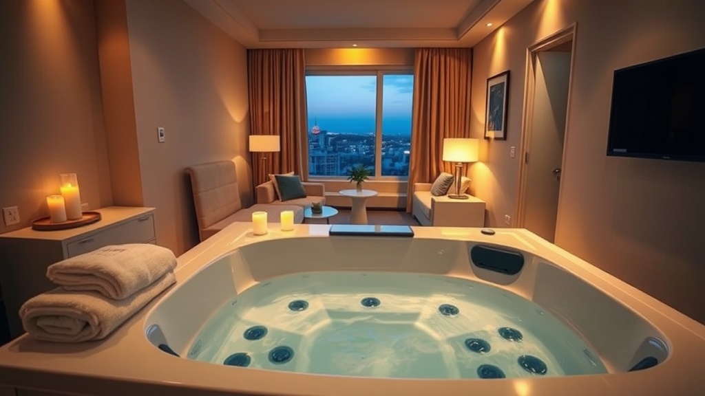 מה מצפה לכם בחדר עם ג'קוזי במלון הברון